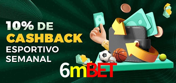10% de bônus de cashback na 6mbet